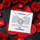 Luxury Rotating Rose Gift Box with Necklace and Message, Gifts for Love, Necklace for Wife From Husband, Valentines Day, Surprise