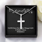 Cross Necklaces, Faith Necklace, Christian Jewelry, Birthday Gifts for Woman, Gifts for Man, Card Necklace, Aesthetic, Christmas Necklace, Gifts for Women, Gift Card
