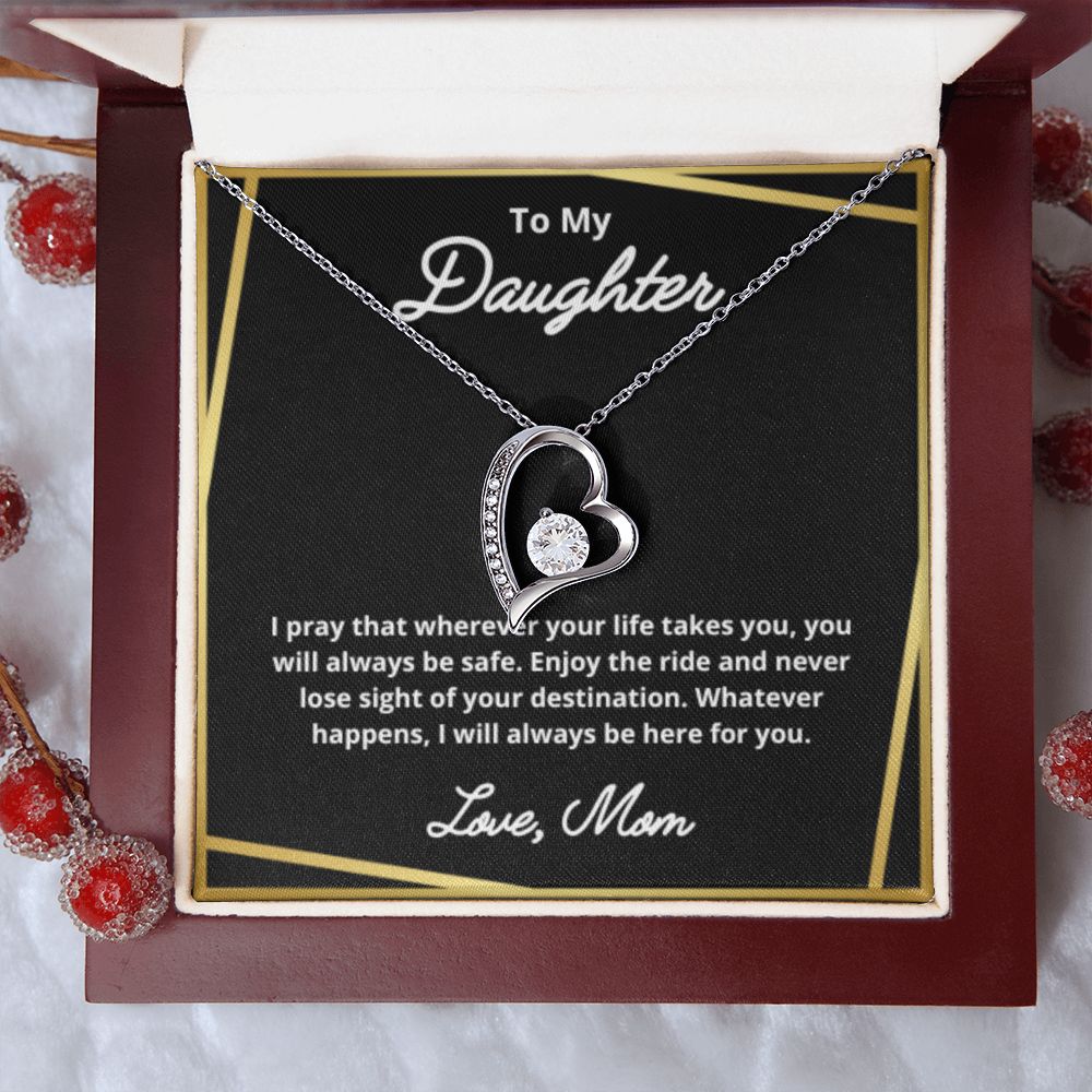 To My Daughter Necklace, Mother Daughter Necklace, Mother to Daughter Birthday Gift, Gifts to Daughter from Mom, Daughter Jewelry