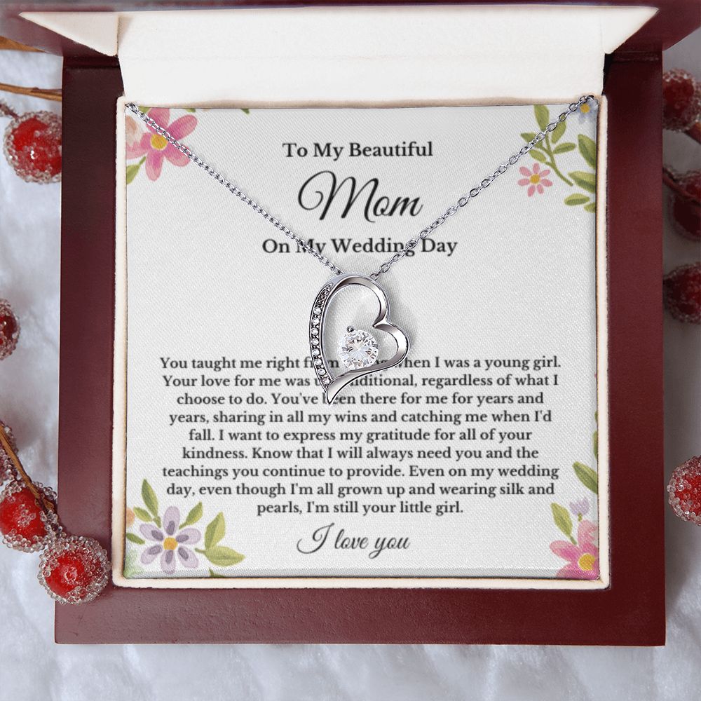 Mother Of The Bride Gift From Daughter Mother Of The Bride Necklace From Bride Gift Mom Of Bride Present To Mom From Bride Gifts