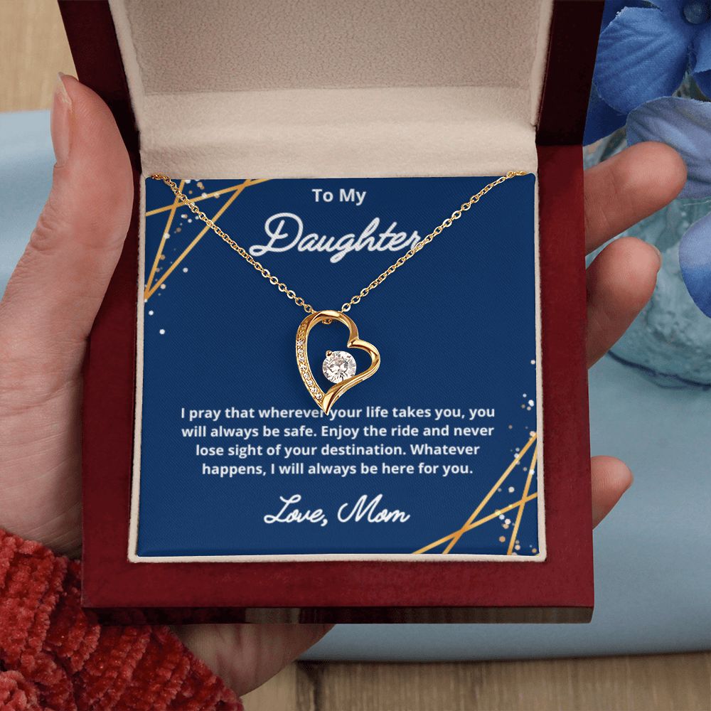 To My Daughter Necklace, Mother Daughter Necklace, Mother to Daughter Birthday Gift, Gifts to Daughter from Mom, Daughter Jewelry