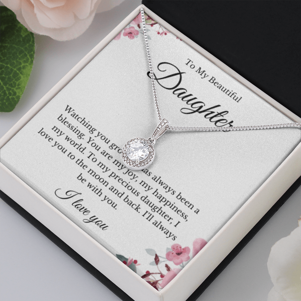Eternal Hope, Mom Daughter Necklace, Mom Gift, Mother's Day Gift, Daughter Gift, Jewelry for Mom, Message Card Necklace, Christmas Gift