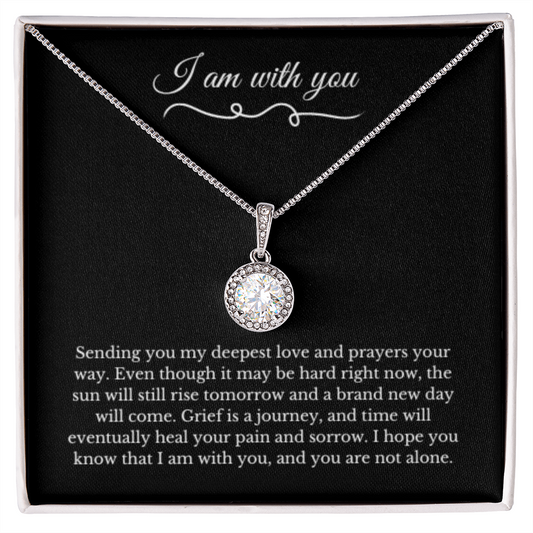 Eternal Hope Necklace, Dealing with Loss Gift, I am with you, Grief, Thinking of you, Bereavement Jewelry, Sympathy, Loss of Loved One Necklace, Sympathy Necklace