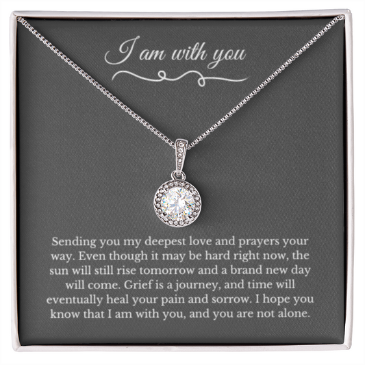 Eternal Hope Necklace, Dealing with Loss Gift, I am with you, Grief, Thinking of you, Bereavement Jewelry, Sympathy, Loss of Loved One Necklace, Sympathy Necklace