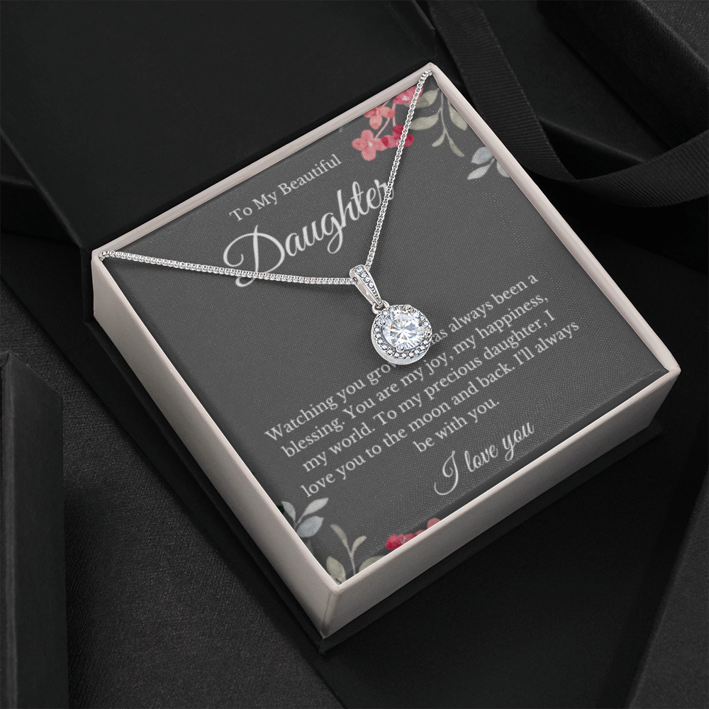 Eternal Hope, Mom Daughter Necklace, Mom Gift, Mother's Day Gift, Daughter Gift, Jewelry for Mom, Message Card Necklace, Christmas Gift
