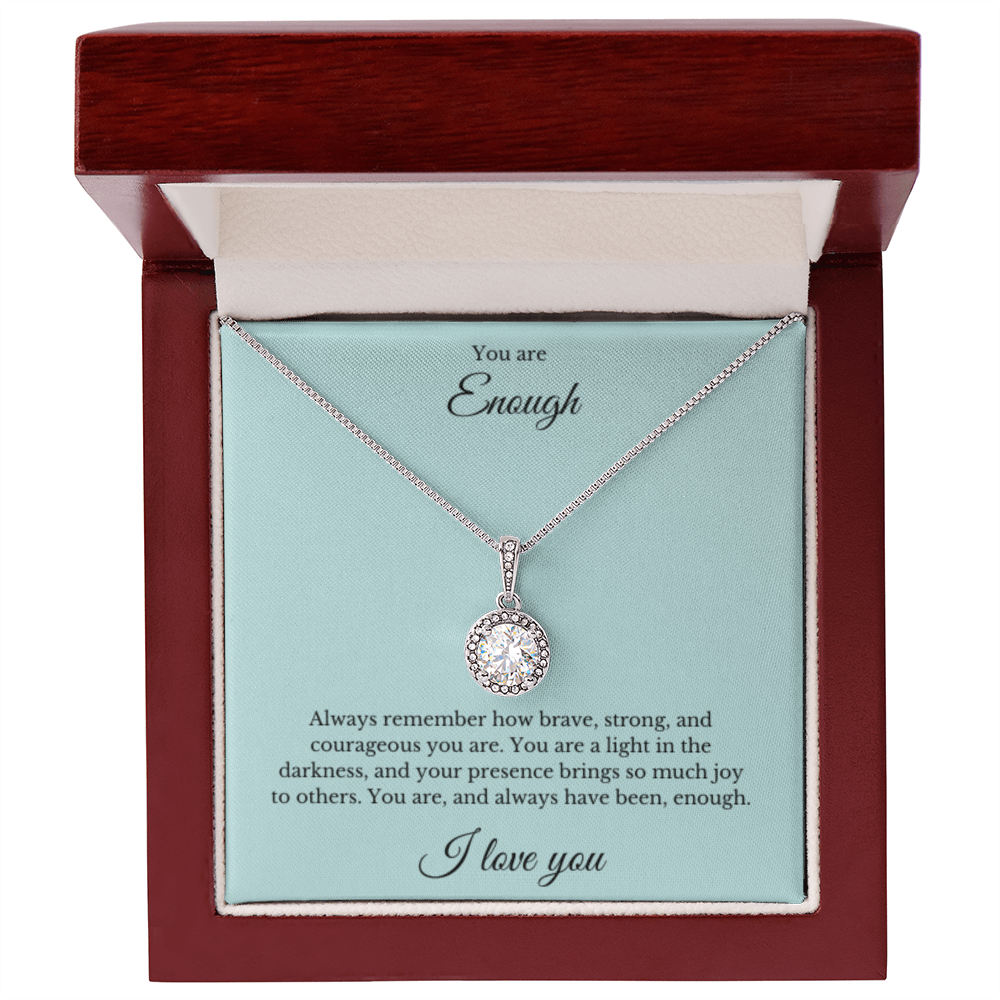 Eternal Hope Necklace, You Are Enough Necklace, Affirmation Necklace, Gift for Best Friend, Gift for Daughter, Encouragement Gift, Motivational Gift, Gift for Her