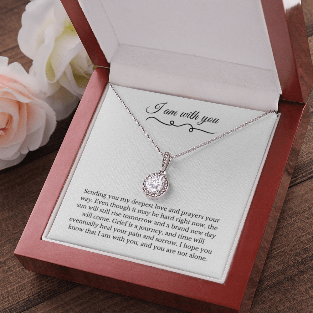 Eternal Hope Necklace, Dealing with Loss Gift, I am with you, Grief, Thinking of you, Bereavement Jewelry, Sympathy, Loss of Loved One Necklace, Sympathy Necklace