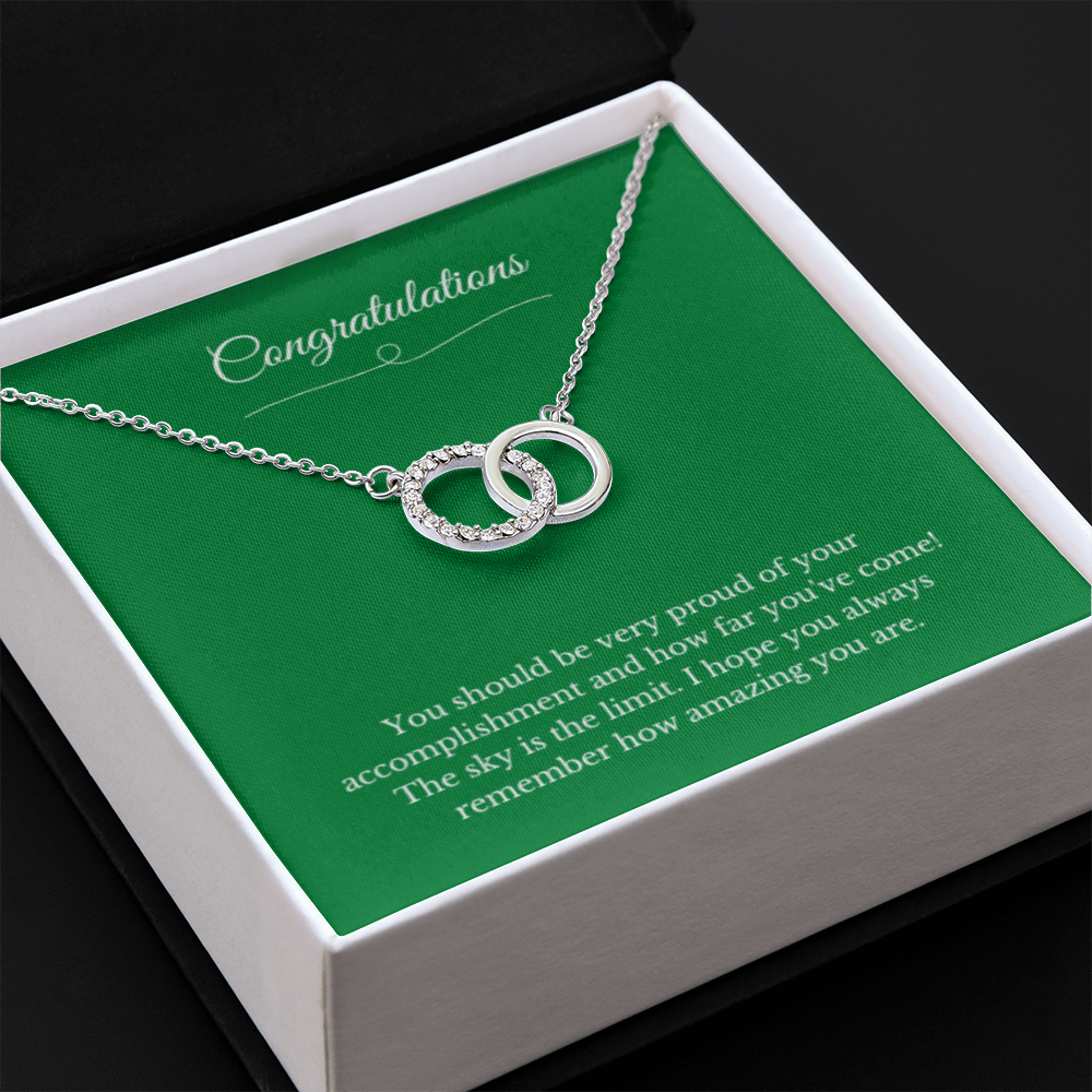 Circle Link Neckace, Girl Scout Gift, Girl Scout Necklace, Girl Scout Gifts, Girl Scout Jewelry, Girl Scout Leader Gift, Girl Scout Gold Award Gift, Gold Award