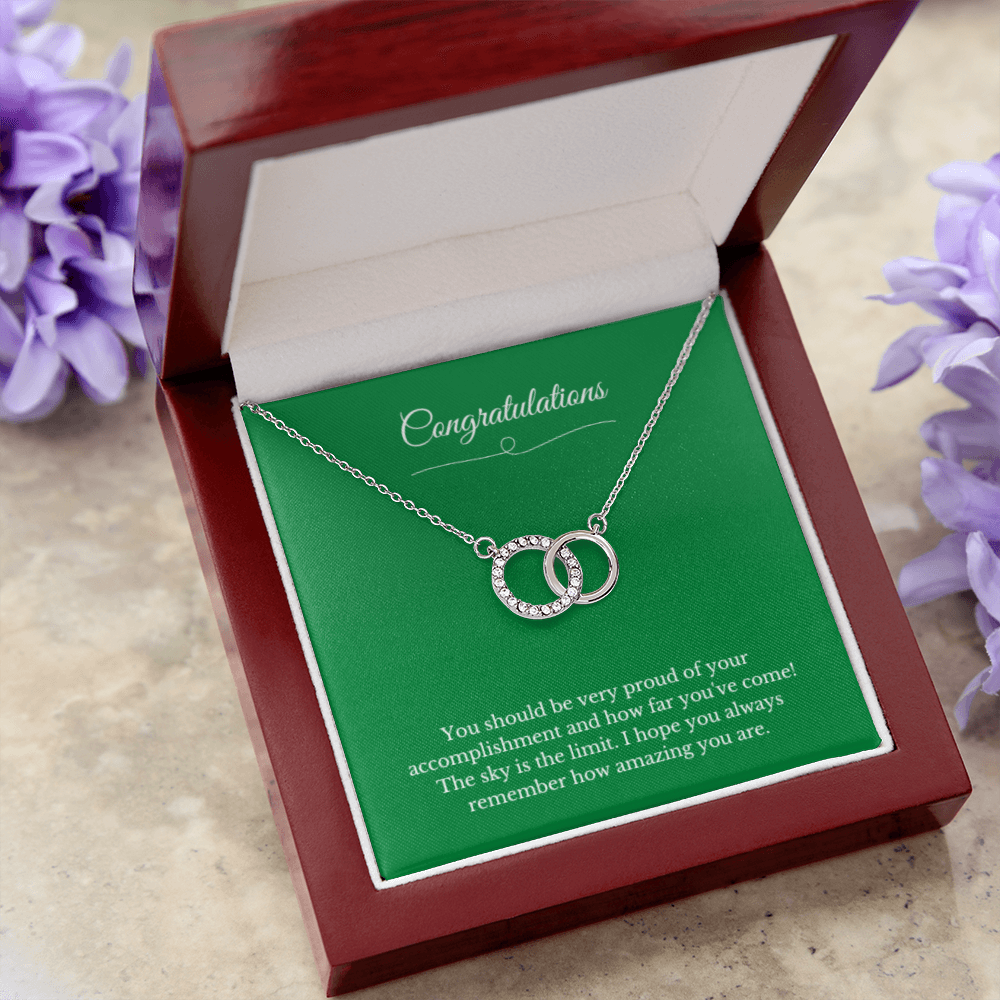Circle Link Neckace, Girl Scout Gift, Girl Scout Necklace, Girl Scout Gifts, Girl Scout Jewelry, Girl Scout Leader Gift, Girl Scout Gold Award Gift, Gold Award