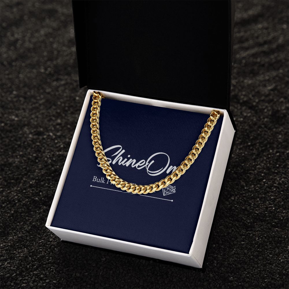 cuban link chain template