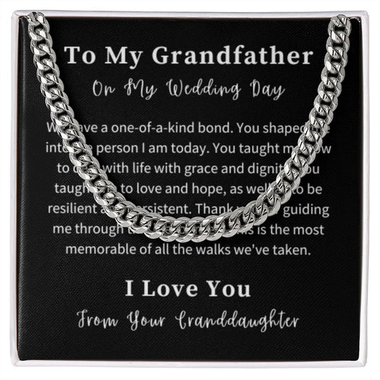 Cuban Link Chain Necklace Gift For Him, Birthday Gift For Him, Christmas Gift Jewelry For Him