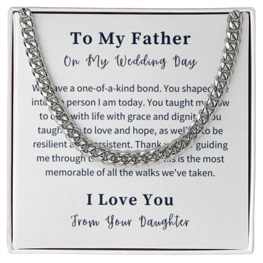 Cuban Link Chain Necklace Gift For Him, Birthday Gift For Him, Christmas Gift Jewelry For Him