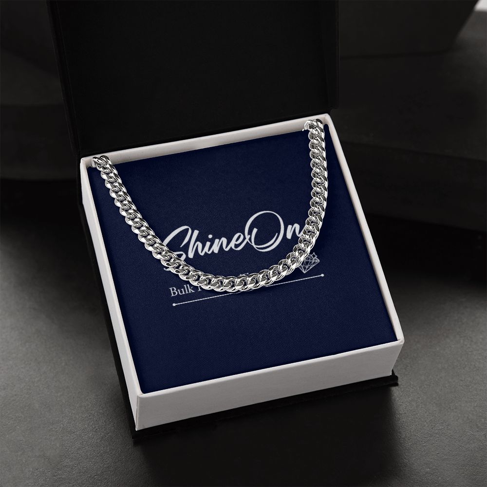 cuban link chain template