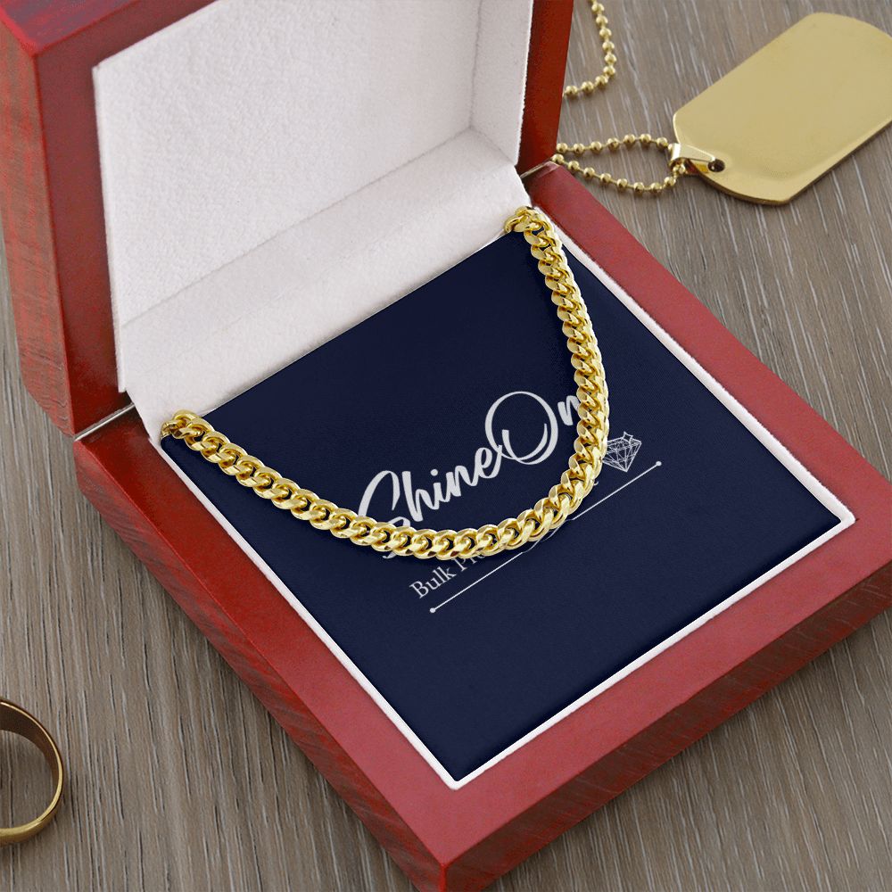 cuban link chain template