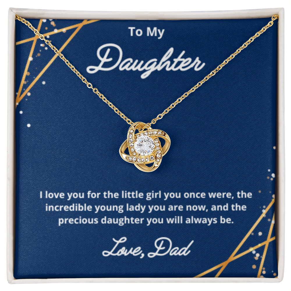 To My Daughter Necklace, Father Daughter Necklace, Father to Daughter Birthday Gift, Gifts to Daughter from Dad