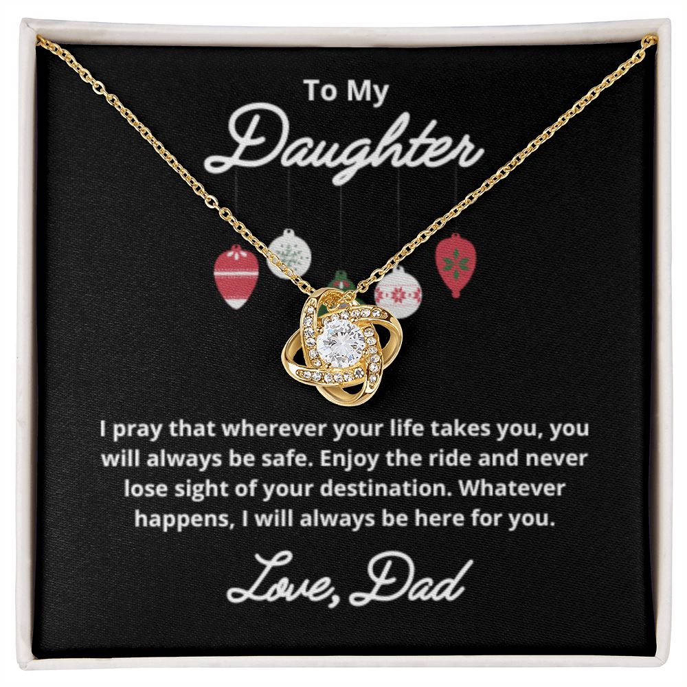 To My Daughter Necklace, Father Daughter Necklace, Father to Daughter Birthday Gift, Gifts to Daughter from Dad