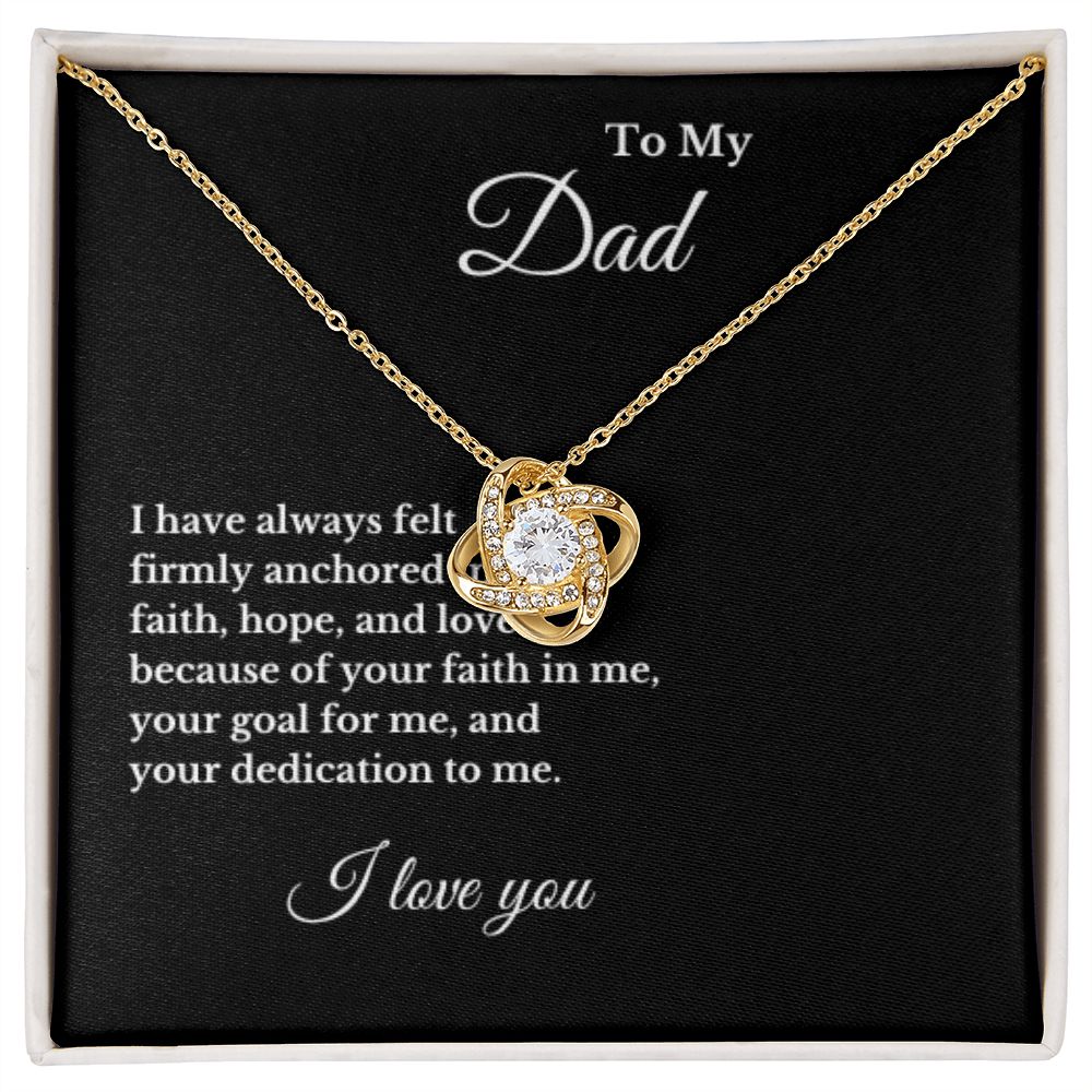 To My Dad Necklace, Message Card Jewelry, Fathers Day Gift, Fathers Birthday, Fathers Day Jewelry, Minimalist Jewelry