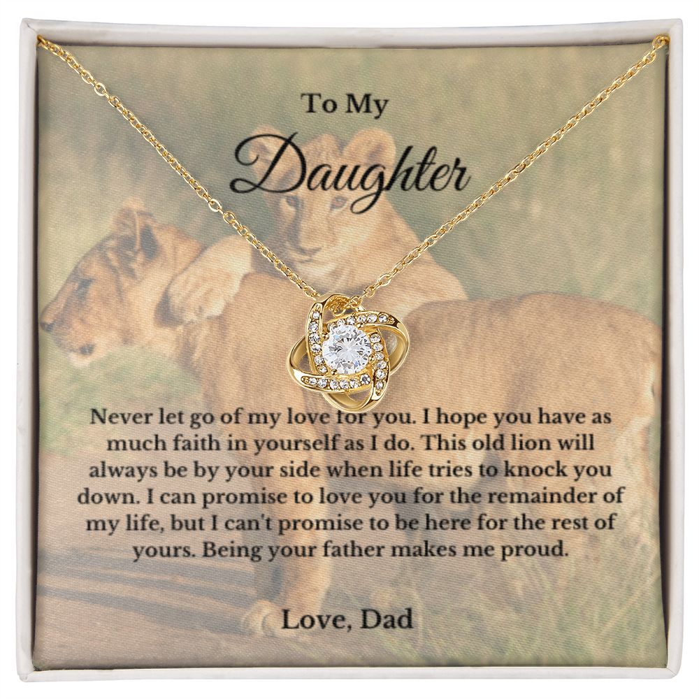 To My Daughter Necklace, Father Daughter Necklace, Father to Daughter Birthday Gift, Gifts to Daughter from Dad