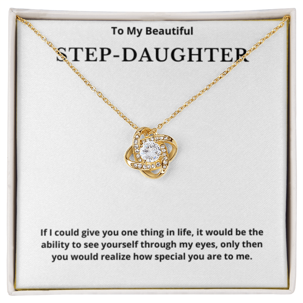 Step Daughter Gift for Step Daughter Bonus Daughter Gift Necklace Blended Family Stepdaughter Gift daughter of Bride Groom wedding gift