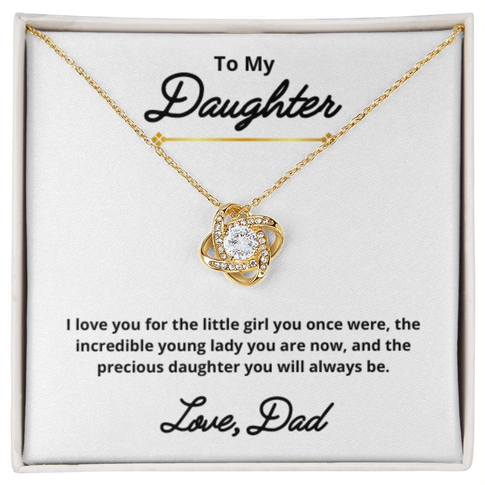 To My Daughter Necklace, Father Daughter Necklace, Father to Daughter Birthday Gift, Gifts to Daughter from Dad