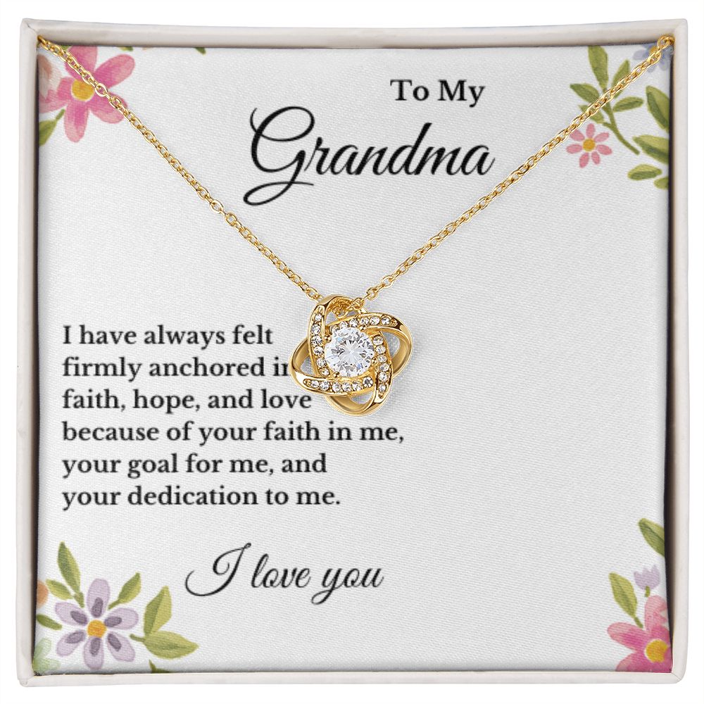 To My Grandma Necklace, Granddaughter Gift to Grandmother, Grandma, Birthday Graduation Gift, Christmas Gift for Her