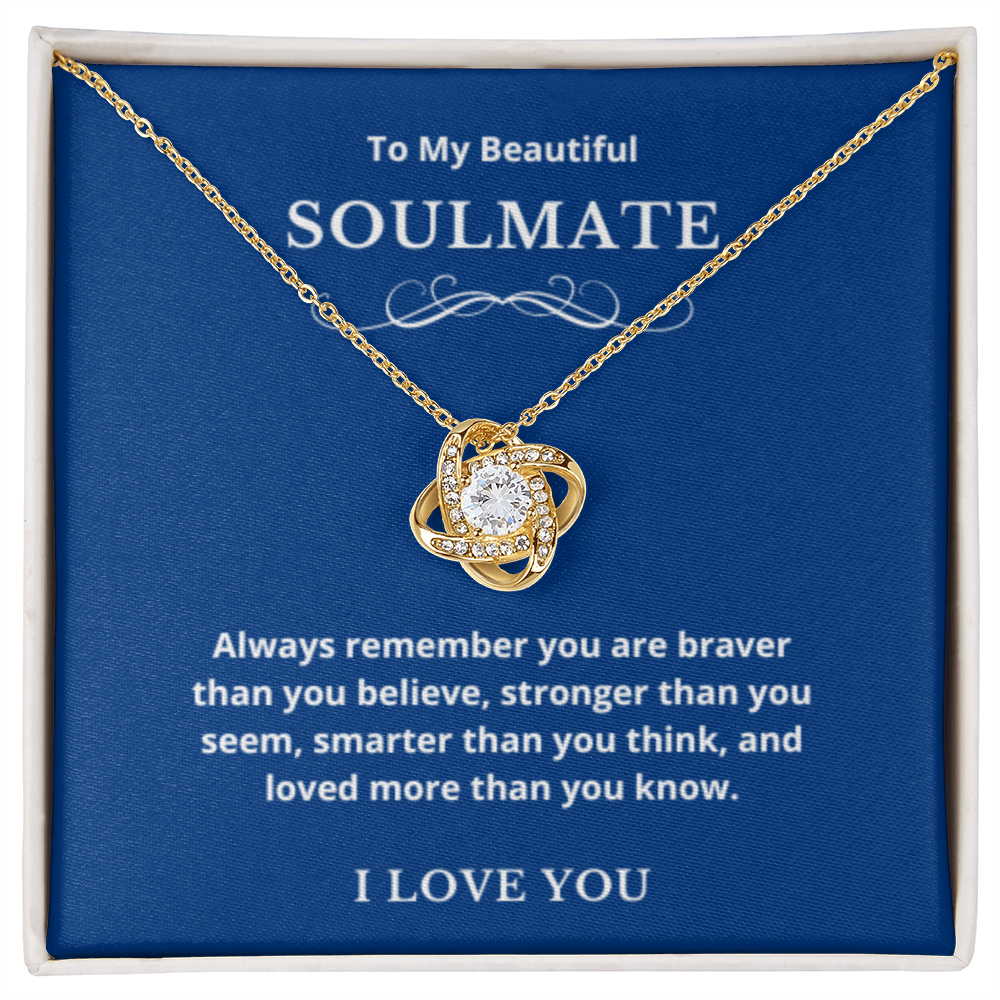 Hearts Jewelry, FG Family Gift, Wife Necklace, Gift from Husband/Boyfriend, To My Soulmate Jewelry, Birthday Gift