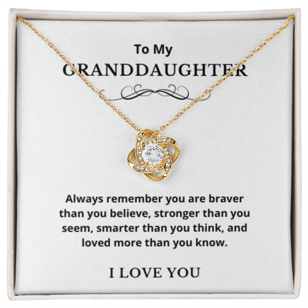 Hearts Jewelry, FG Family Gift, Grandchild Granddaughter Necklace, Gift from Grandma/Grandpa, To My Granddaguther Jewelry, Birthday Gift