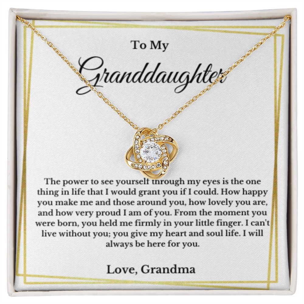 To My Granddaughter Necklace, Granddaughter Gift from Grandma, Birthday Graduation Gift, Christmas Gift for Her