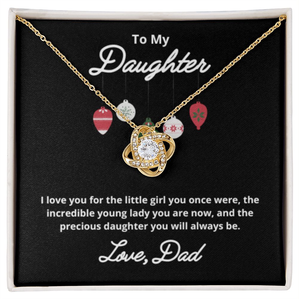 To My Daughter Necklace, Father Daughter Necklace, Father to Daughter Birthday Gift, Gifts to Daughter from Dad