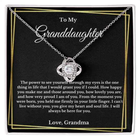 To My Granddaughter Necklace, Granddaughter Gift from Grandma, Birthday Graduation Gift, Christmas Gift for Her