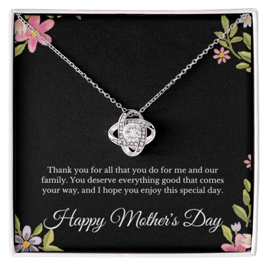 Happy Mother's Day Heart Necklace Gifts for Women Mama Necklace for Mom Mothers Handmade Jewelry Unique Jewelry Mothers Day Gift for Her