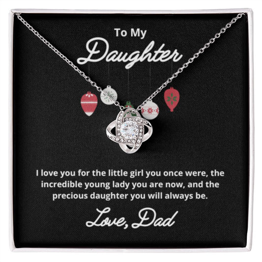 To My Daughter Necklace, Father Daughter Necklace, Father to Daughter Birthday Gift, Gifts to Daughter from Dad