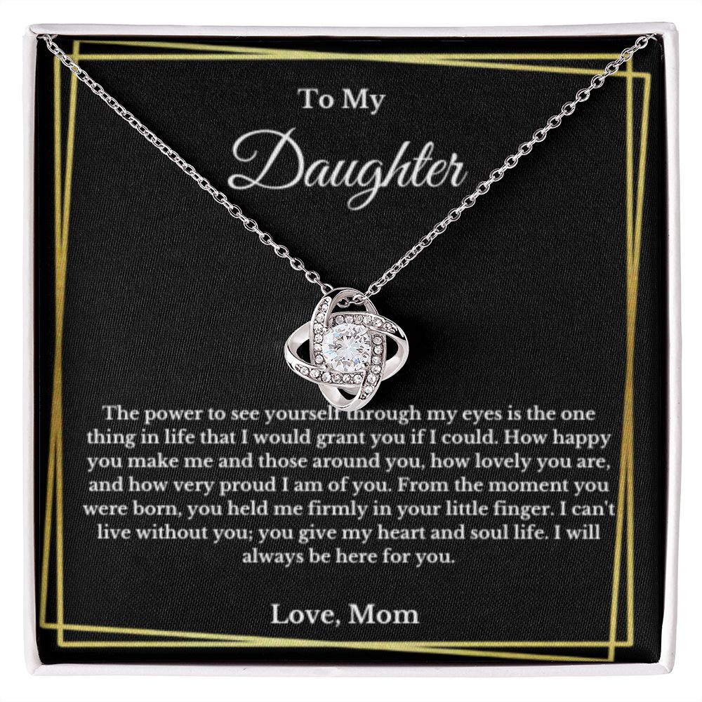 To My Daughter Necklace, Mother Daughter Necklace, Mother to Daughter Birthday Gift, Gifts to Daughter from Mom
