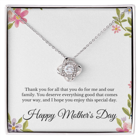 Happy Mother's Day Heart Necklace Gifts for Women Mama Necklace for Mom Mothers Handmade Jewelry Unique Jewelry Mothers Day Gift for Her