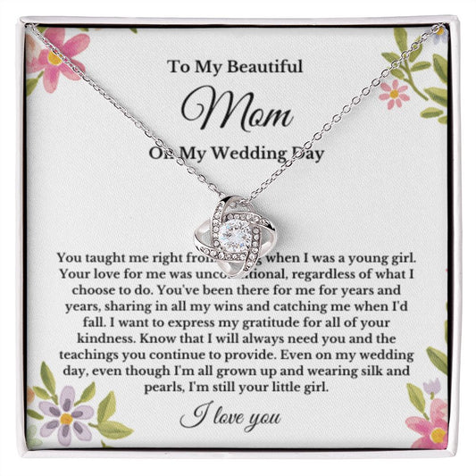 Mother Of The Bride Gift From Daughter Mother Of The Bride Necklace From Bride Gift Mom Of Bride Present To Mom From Bride Gifts