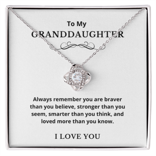 Hearts Jewelry, FG Family Gift, Grandchild Granddaughter Necklace, Gift from Grandma/Grandpa, To My Granddaguther Jewelry, Birthday Gift