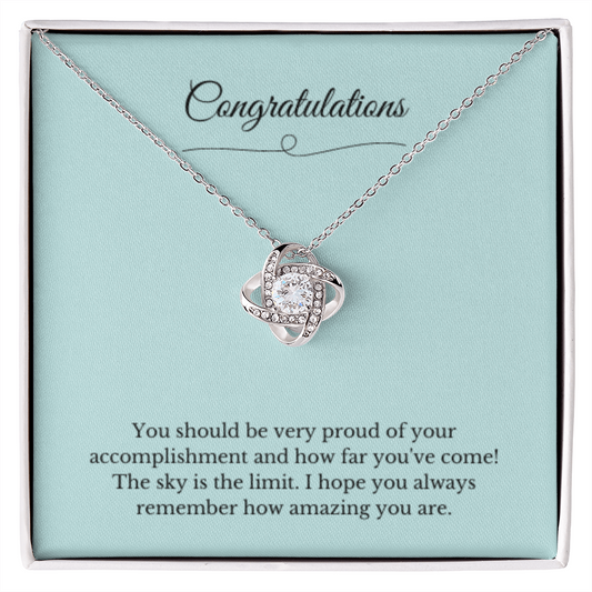 Love Knot Girl Scout Gift, Girl Scout Necklace, Girl Scout Gifts, Girl Scout Jewelry, Girl Scout Leader Gift, Girl Scout Gold Award Gift, Gold Award