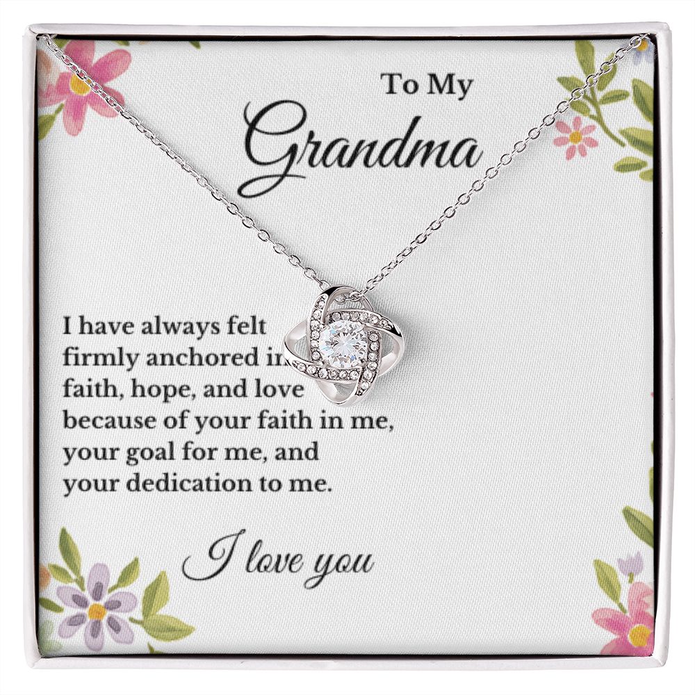 To My Grandma Necklace, Granddaughter Gift to Grandmother, Grandma, Birthday Graduation Gift, Christmas Gift for Her