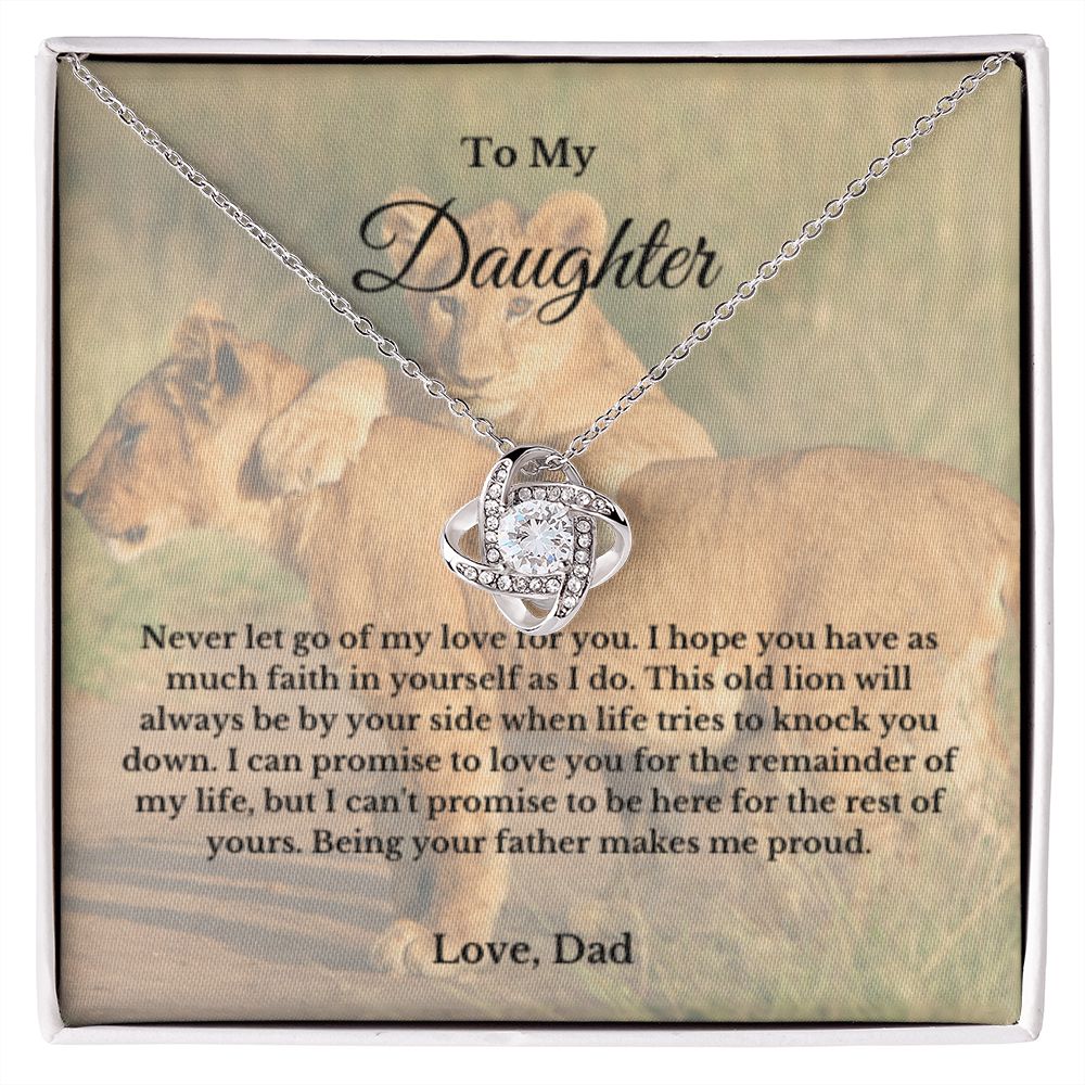 To My Daughter Necklace, Father Daughter Necklace, Father to Daughter Birthday Gift, Gifts to Daughter from Dad