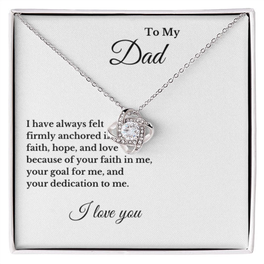 To My Dad Necklace, Message Card Jewelry, Fathers Day Gift, Fathers Birthday, Fathers Day Jewelry, Minimalist Jewelry, From Daughter, From Son