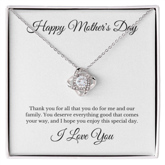 Happy Mother's Day Heart Necklace Gifts for Women Mama Necklace for Mom Mothers Handmade Jewelry Unique Jewelry Mothers Day Gift for Her
