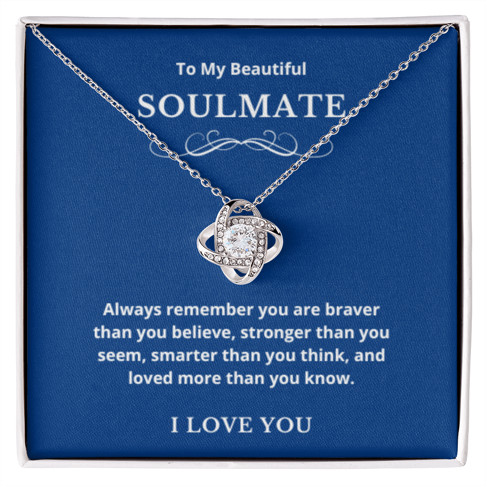 Hearts Jewelry, FG Family Gift, Wife Necklace, Gift from Husband/Boyfriend, To My Soulmate Jewelry, Birthday Gift