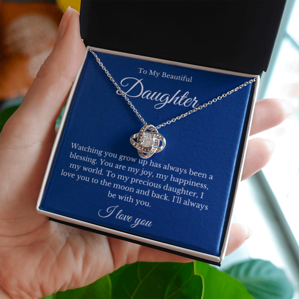 Love Knot, Mother Daughter Necklace, Mom Gift, Mother's Day Gift, Daughter Gift, Jewelry for Mom, Christmas Gift For Mom, Minimalist Summer Jewelry