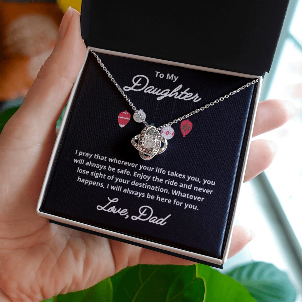 To My Daughter Necklace, Father Daughter Necklace, Father to Daughter Birthday Gift, Gifts to Daughter from Dad