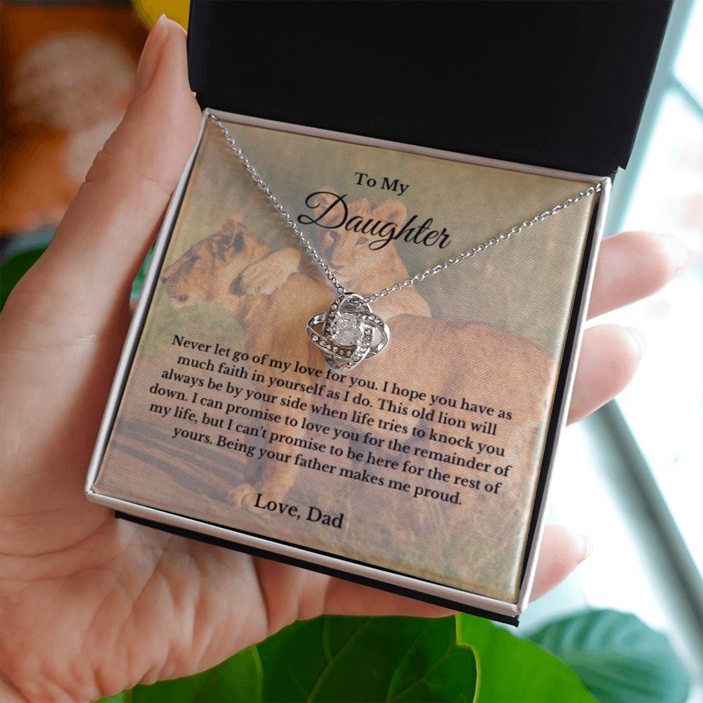 To My Daughter Necklace, Father Daughter Necklace, Father to Daughter Birthday Gift, Gifts to Daughter from Dad