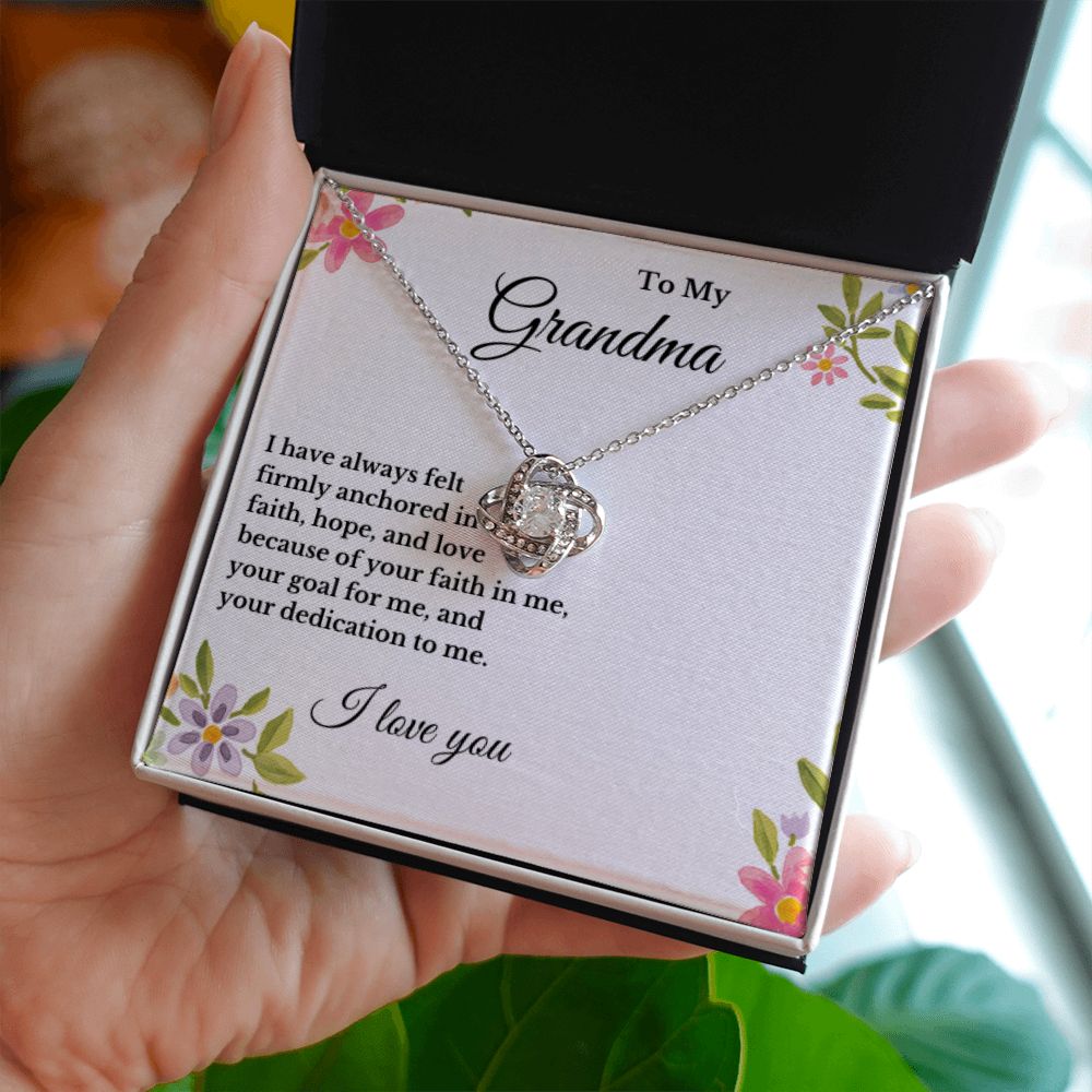 To My Grandma Necklace, Granddaughter Gift to Grandmother, Grandma, Birthday Graduation Gift, Christmas Gift for Her