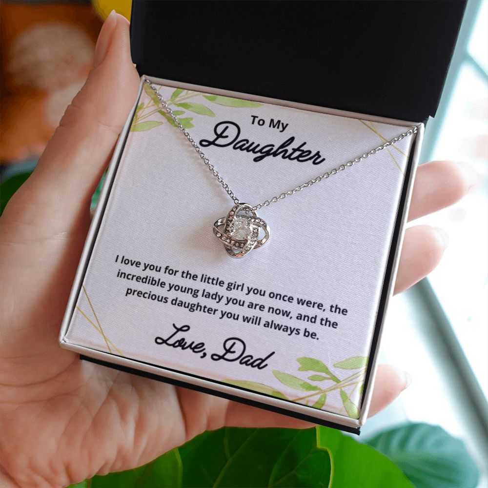 To My Daughter Necklace, Father Daughter Necklace, Father to Daughter Birthday Gift, Gifts to Daughter from Dad
