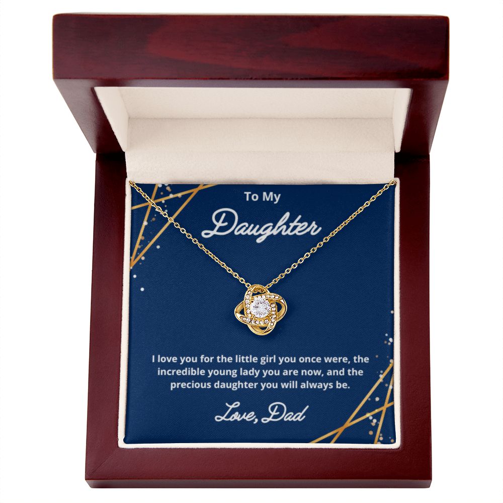 To My Daughter Necklace, Father Daughter Necklace, Father to Daughter Birthday Gift, Gifts to Daughter from Dad