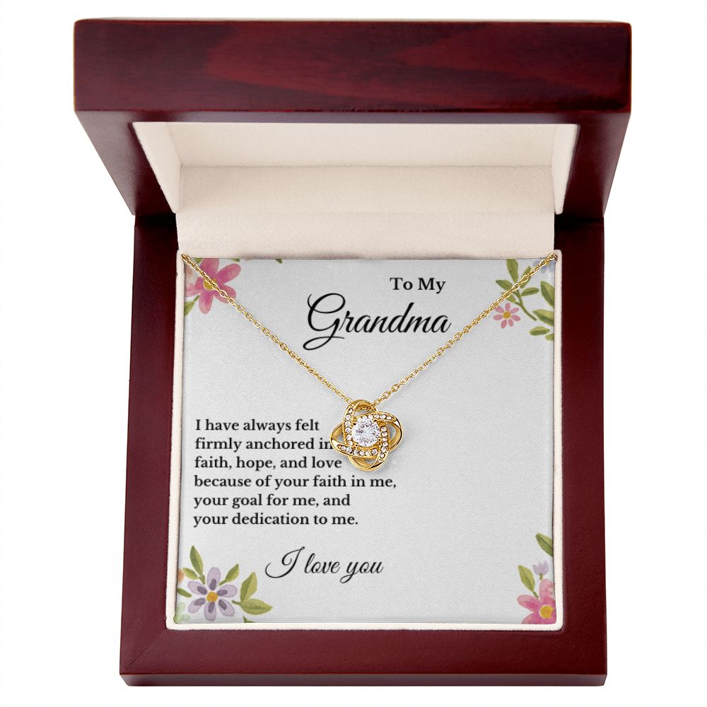 To My Grandma Necklace, Granddaughter Gift to Grandmother, Grandma, Birthday Graduation Gift, Christmas Gift for Her