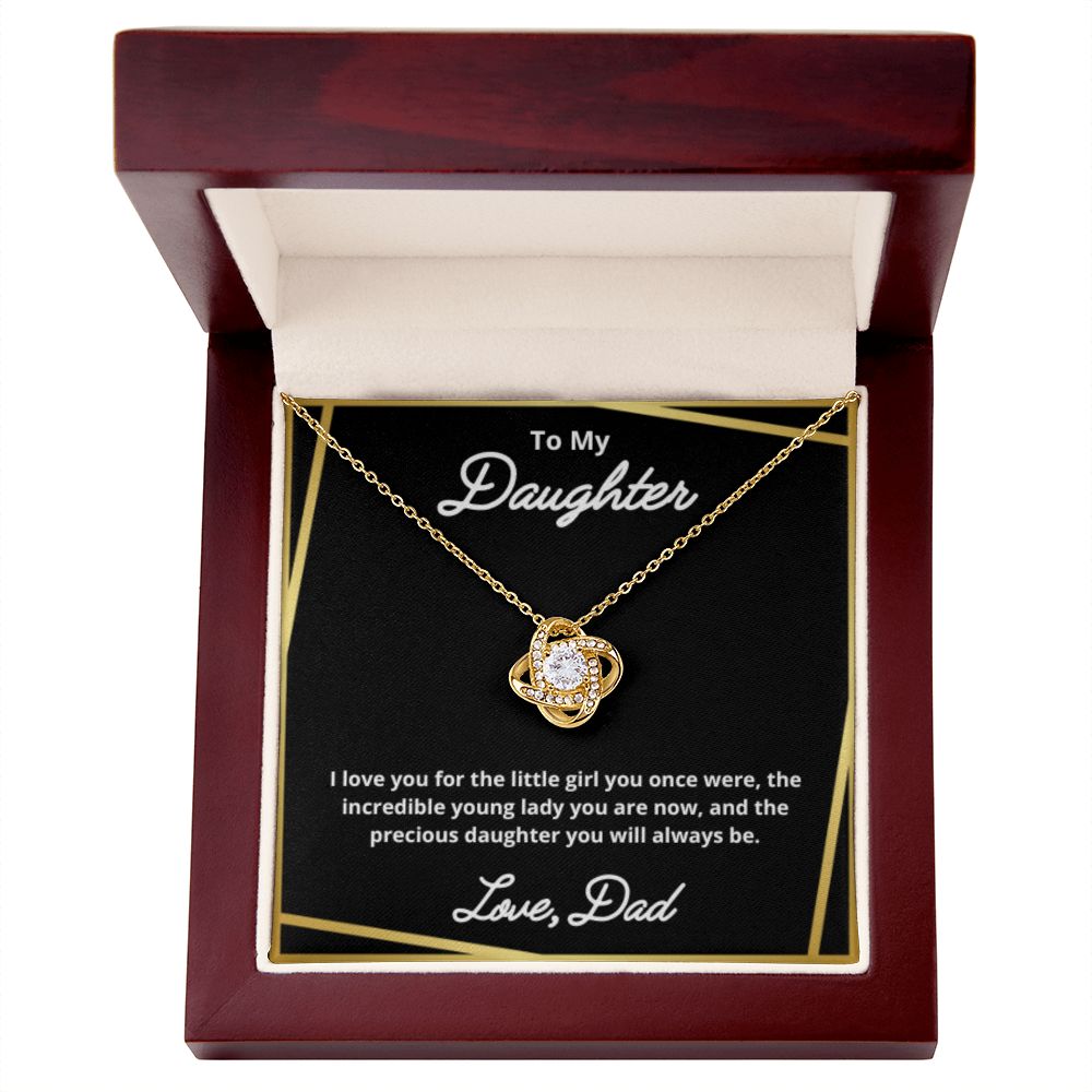 To My Daughter Necklace, Father Daughter Necklace, Father to Daughter Birthday Gift, Gifts to Daughter from Dad